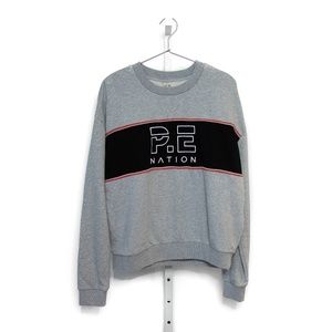 P.E. Nation Heads Up Crew Neck Sweater
